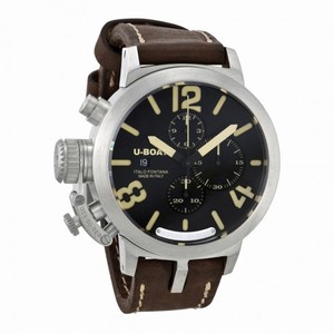 U Boat Classico Black Dial Chronograph Automatic Men's Watch 7453