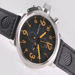 U-Boat Flightdeck 1758 Black Dial Stainless Steel Bezel Watch