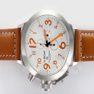 U-Boat Flightdeck 1758 Round Stainless Steel Case Mens Watch