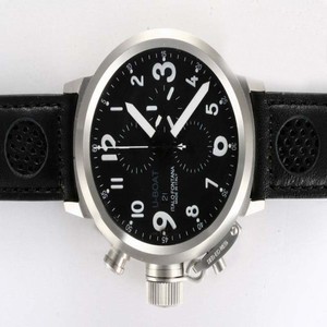 U-Boat Flightdeck 1838 Mens Automatic Stainless Steel Bezel Watch