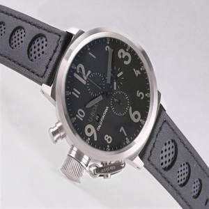 U-Boat Flightdeck 1840 Stainless Steel Bezel Stainless Steel Case Black Dial Watch