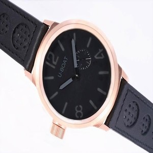 U-Boat Italo Fontana 2060 Rose Gold Case Round Black Dial Watch