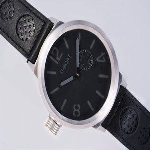 U-Boat Italo Fontana 5573 Round Manual Winding Black Dial Watch