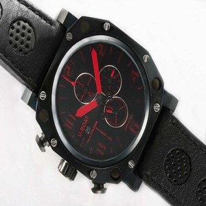 U-Boat Thousands Of Feet 1890 Black Dial Automatic Round Watch
