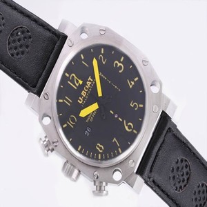 U-Boat Thousands Of Feet 1918 Black Dial Manual Winding Round Watch