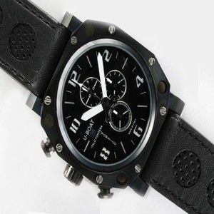 U-Boat Thousands Of Feet 1965 Manual Winding Black Dial Watch