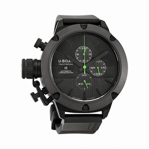 U-boat Classico 53mm Black Dial Titanium Men's Watch 6548