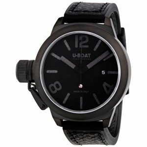 U-Boat Classico AB 4/2 Carbon Fiber Dial Automatic Black Rubber Men's Watch 5569