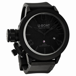 U-Boat Classico Automatic Black Dial Black Ion-plated Stainless Steel Men's Watch 6949