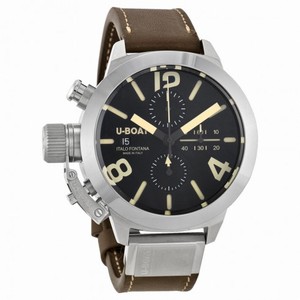 U-Boat Classico Tungsteno Cas1 Automatic Chronograph Black Dial Men's Watch 7430
