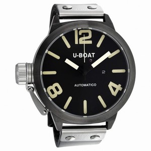 U-Boat Nero Black Dial Automatic Leather Men's Watch 340