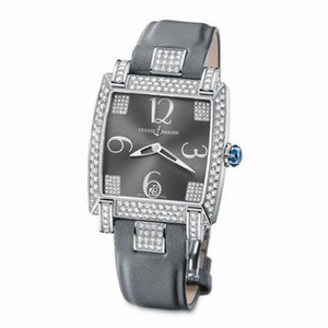 Ulysse Nardin Caprice Anthracite Grey Dial Satin Strap Automatic Ladies Watch 130-91AC-609