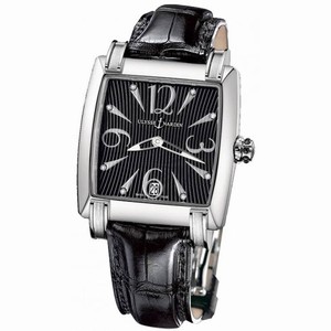 Ulysse Nardin Caprice Automatic Black Dial Black Leather Ladies Watch 13391H-0602