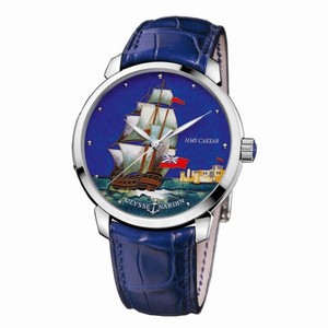 Ulysse Nardin Classico Caesar Enamel Cloisonne Dial Alligator Leather Automatic Men's Watch 8150-111-2-CAESAR