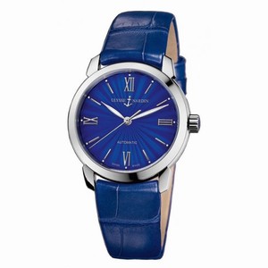 Ulysse Nardin Classico Lady Blue Dial Alligator Leather Automatic Ladies Watch 8103-116-2-E3