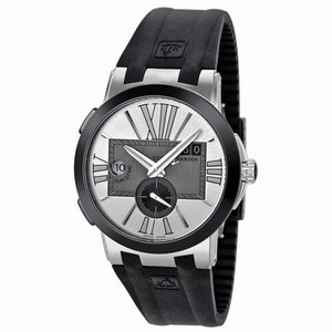 Ulysse Nardin Executive Dual Time Automatic Silver Dial Men's Watch 243-00-3-421