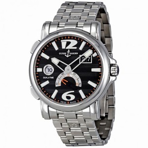 Ulysse Nardin GMT Big Date Black Dial  Automatic Men's Watch 243-55-7-62