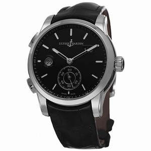 Ulysse Nardin GMT Dual Time Black Dial Automatic Men's Watch 3343126-92