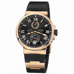 Ulysse Nardin Marine Chronometer Black Dial Automatic Men's Watch 1186-126-3-42