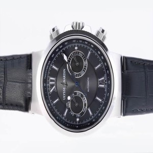 Ulysse Nardin Marine Collection 356-66/354 Stainless Steel Case Mens Stainless Steel Bezel Watch