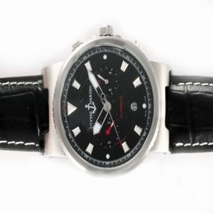 Ulysse Nardin Marine Collection 356-68LE-3 41mm Mens Stainless Steel Case Watch