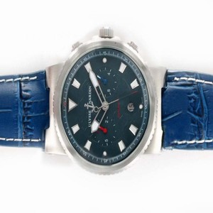 Ulysse Nardin Marine Collection 356-68LE-3 Stainless Steel Bezel Stainless Steel Case Watch