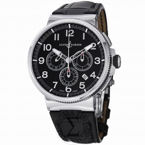 Ulysse Nardin Marine Diver Black Dial Men's Watch 1503150/62