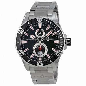 Ulysse Nardin Maxi Marine Diver Black Dial Stainless Steel Men's Watch 263-10-7M-92