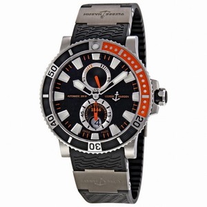 Ulysse Nardin Maxi Marine Diver Black Dial Titanium Men's Watch 263-90-3-92