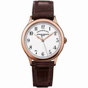 Vacheron Constantin Historiques Chronometre Royal 1907 White Dial Men's Watch 86122/000R-9362