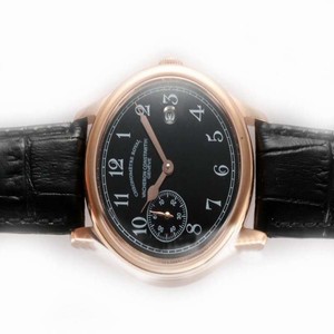 Vacheron Constantin Les Historiques 86122/000R-9362 Rose Gold Case Black Dial Watch