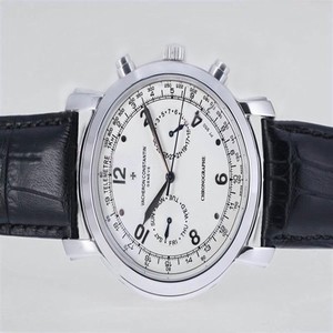 Vacheron Constantin Malte 47120 White Gold Mens Round Stainless Steel Case Watch