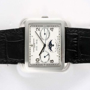 Vacheron Constantin Malte 49180/000G-9360 Automatic Rectangle White Dial Watch