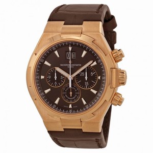 Vacheron Constantin Overseas Brown Dial Chronograh Men's Watch 49150000R-9338