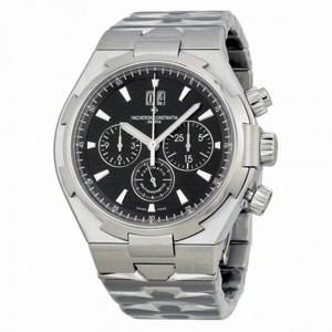 Vacheron Constantin Overseas Chronograph Black Dial Stainless Steel Automatic Men's Watch 49150B01A-9097