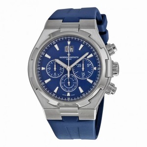 Vacheron Constantin Overseas Chronograph Blue Dial Blue Rubber Men's Watch 49150000A-9745