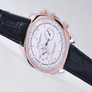 Vacheron Constantin Patrimony 453.132.367 White Dial 40mm Black Crocodile Leather Strap Watch