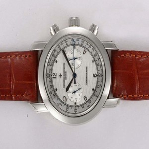 Vacheron Constantin Patrimony 47192/000G-9504 38mm Mens Brown Crocodile Leather Strap Watch