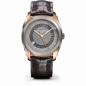 Vacheron Constantin Quai De L'ile Date Grey Dial Men's Watch 86050/000R-I022I
