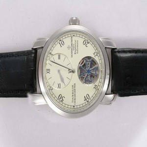 Vacheron Constantin Tourbillon 756033 Mens Stainless Steel Bezel Automatic Watch