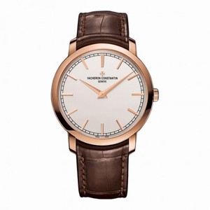 Vacheron Constantin Traditionelle Silver Dial 18K Pink Gold Automatic Men's Watch 43075000R-9884