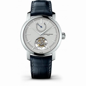 Vacheron Constantin Traditionnelle 14 Day Tourbillon Platinum Dial Men's Watch 89000/000P-9843