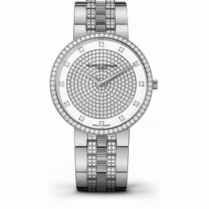 Vacheron Constantin Traditionnelle Diamond Pave Dial Men's Watch 81576/V03G-9823
