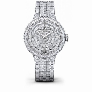 Vacheron Constantin Traditionnelle High Jewelry 18 Carat White Gold Diamond Pave Dial Ladies Watch 25761/QA1G-9945