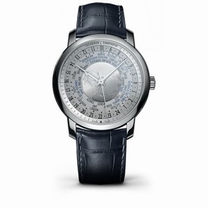 Vacheron Constantin Traditionnelle World Time Platinum Dial Men's Watch 86060/000P-9979