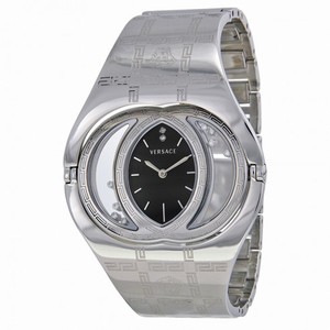 Versace Eclissi Black Dial Stainless Steel Men's Watch 73Q99SD009-S099