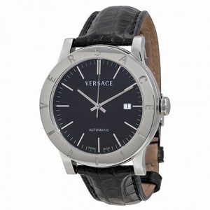 Versace Acron Black Dial Alligator Leather Men's Watch 17A99D009S099