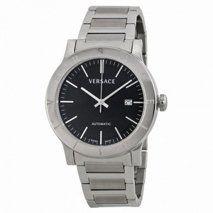 Versace Acron Black Dial Stainless Steel Men's Watch 17A99D009S009