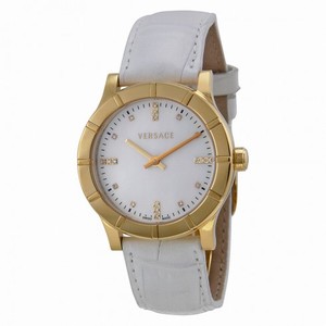 Versace Acron Lady White Dial White Leather Ladies Watch 78Q70S0498-S001