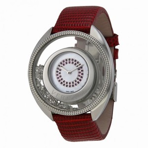 Versace Destiny Spirit Mother of Pearl Dial Red Leather Ladies Watch 86Q991MD800-S800